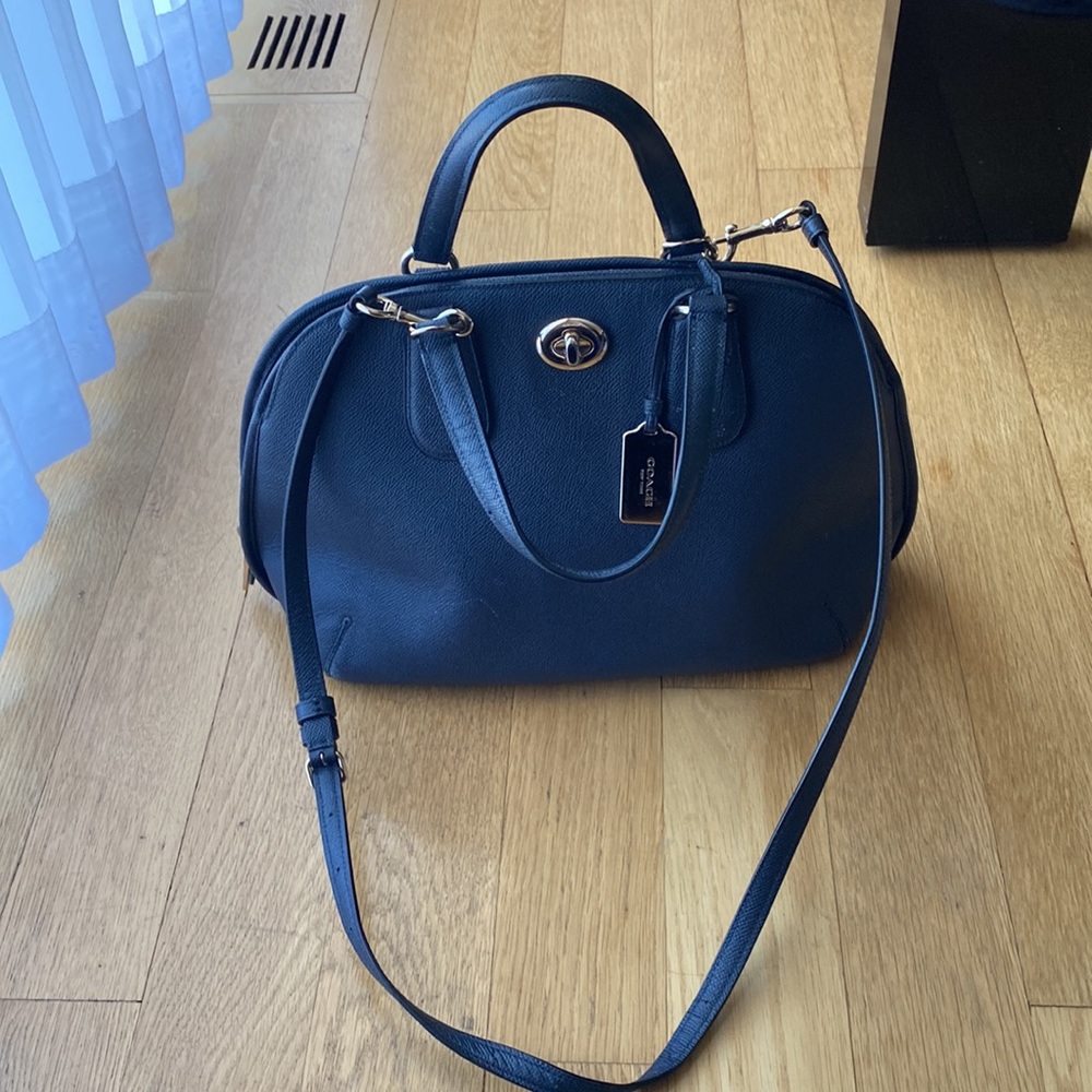 Coach Prince Street Satchel 2-way Leather shoulder/handbag. - Picture 3 of 16
